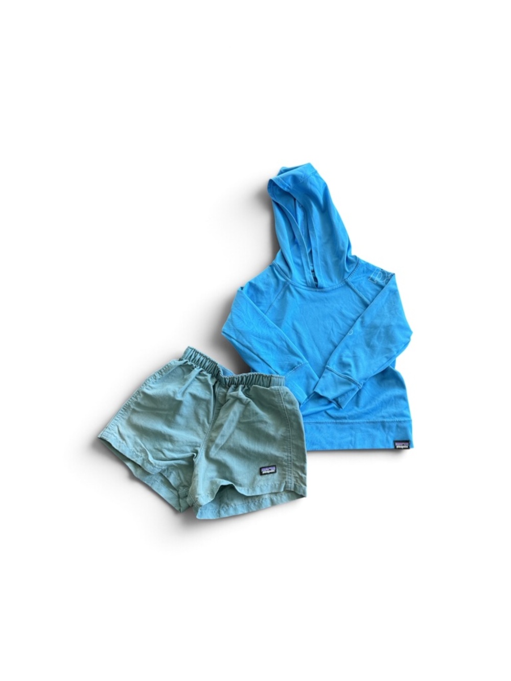 Patagonia Baby Capilene Hoodie & Baggies Shorts Bundle | 6–18 Months